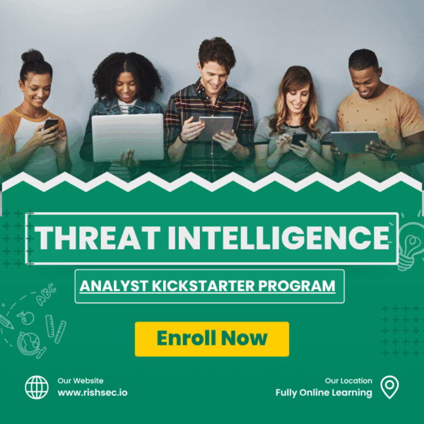 Threat Intelligence Analyst Kickstarter Program